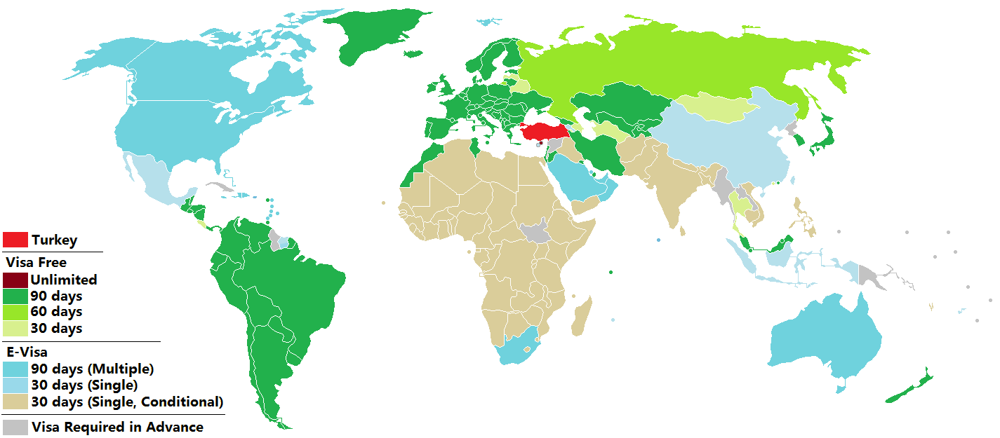 Visa Policies Map